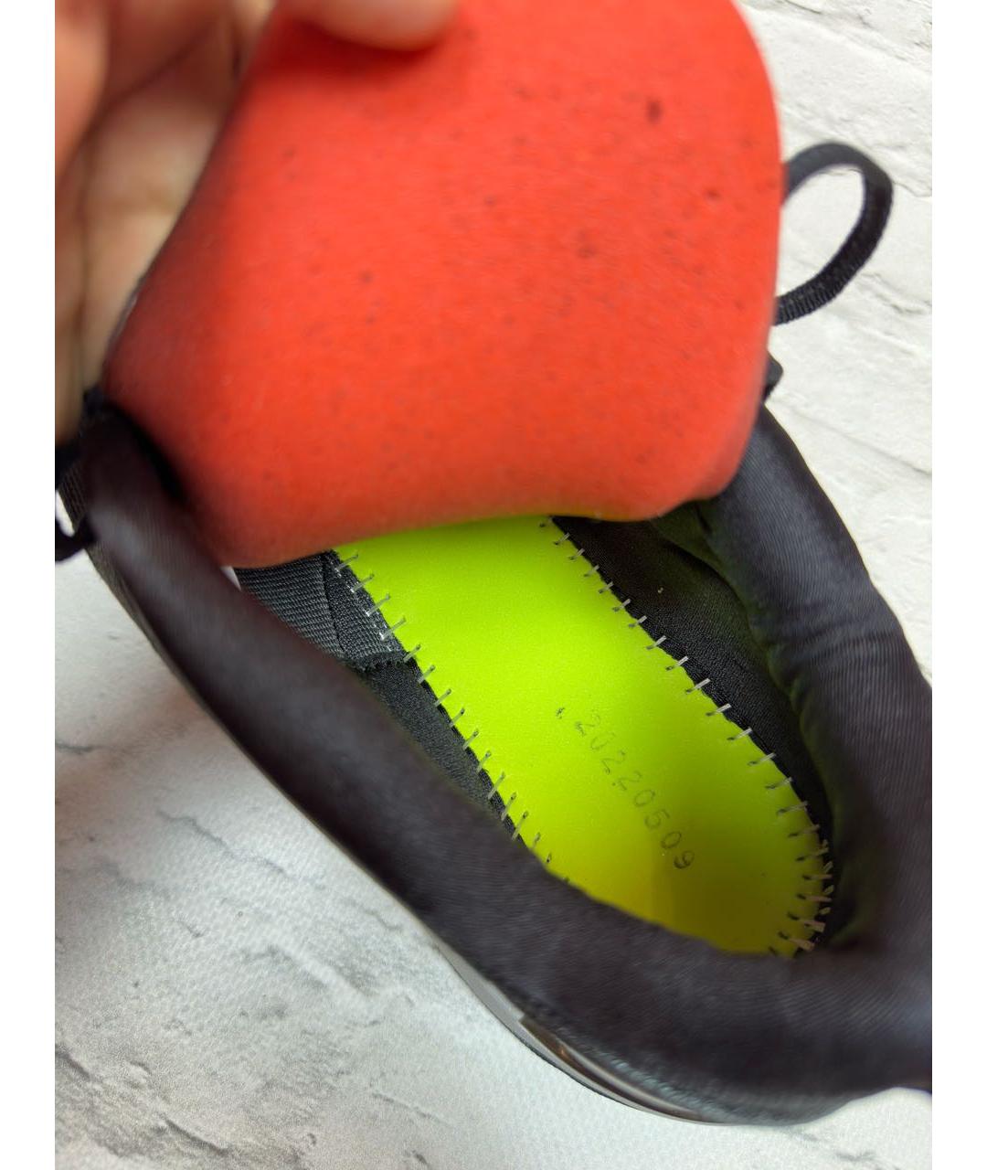 MIZUNO Черные синтетические низкие кроссовки / кеды, фото 7
