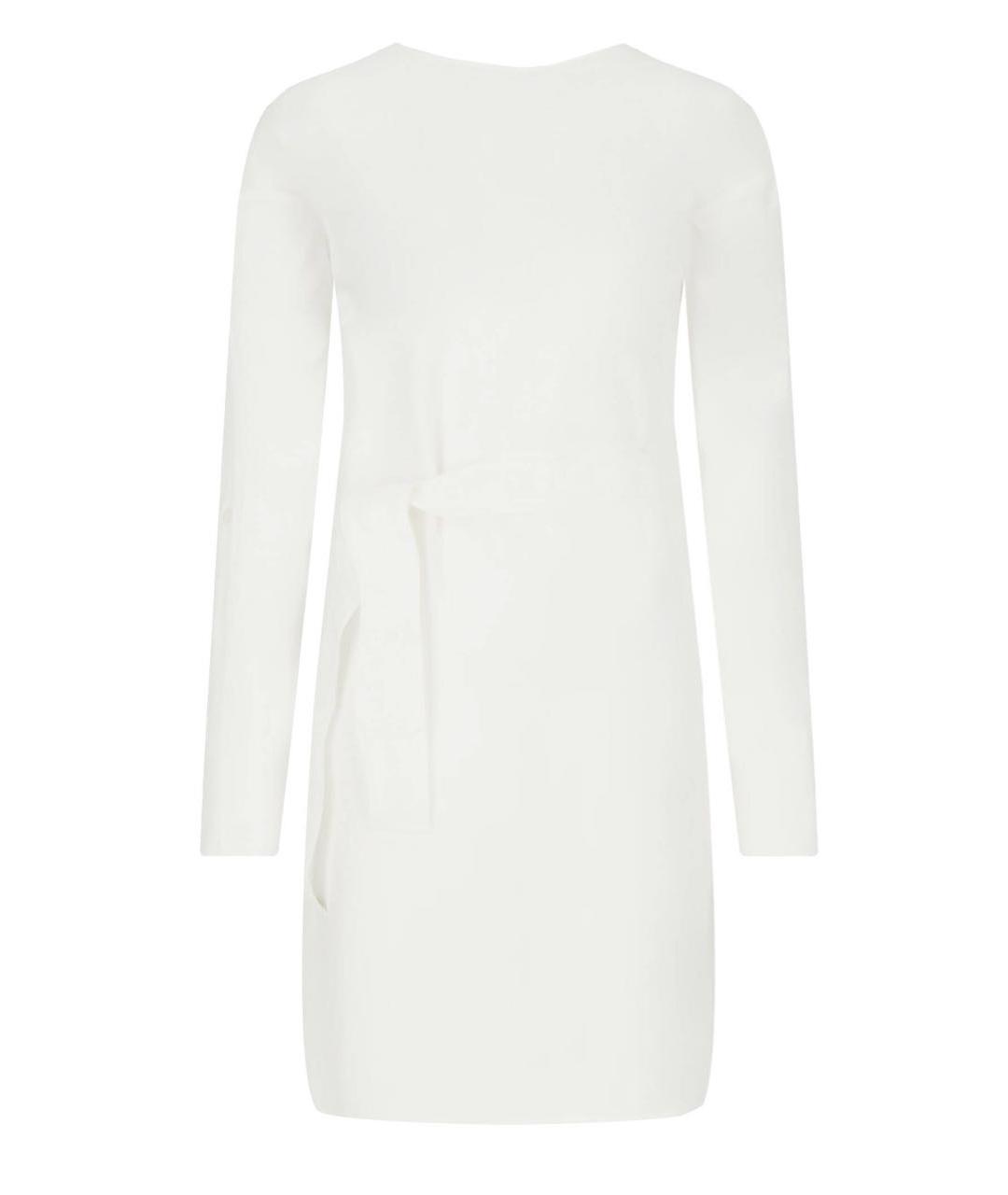 EMPORIO ARMANI Белое вискозное повседневное платье, фото 1