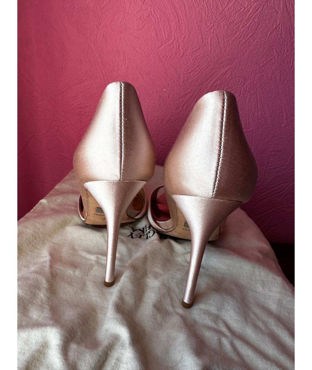 BADGLEY MISCHKA Свадебные туфли на высоком каблуке, фото 4