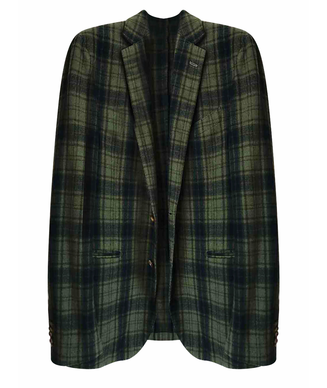 ETRO Зеленый кашемировый пиджак, фото 1