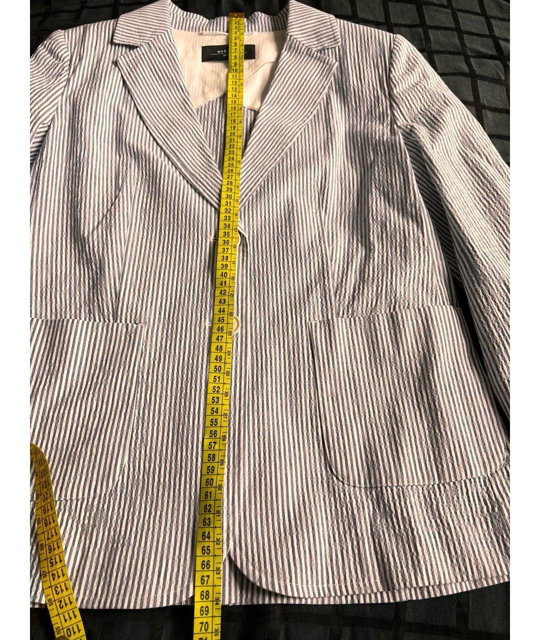 WEEKEND MAX MARA Мульти хлопко-эластановый жакет/пиджак, фото 5