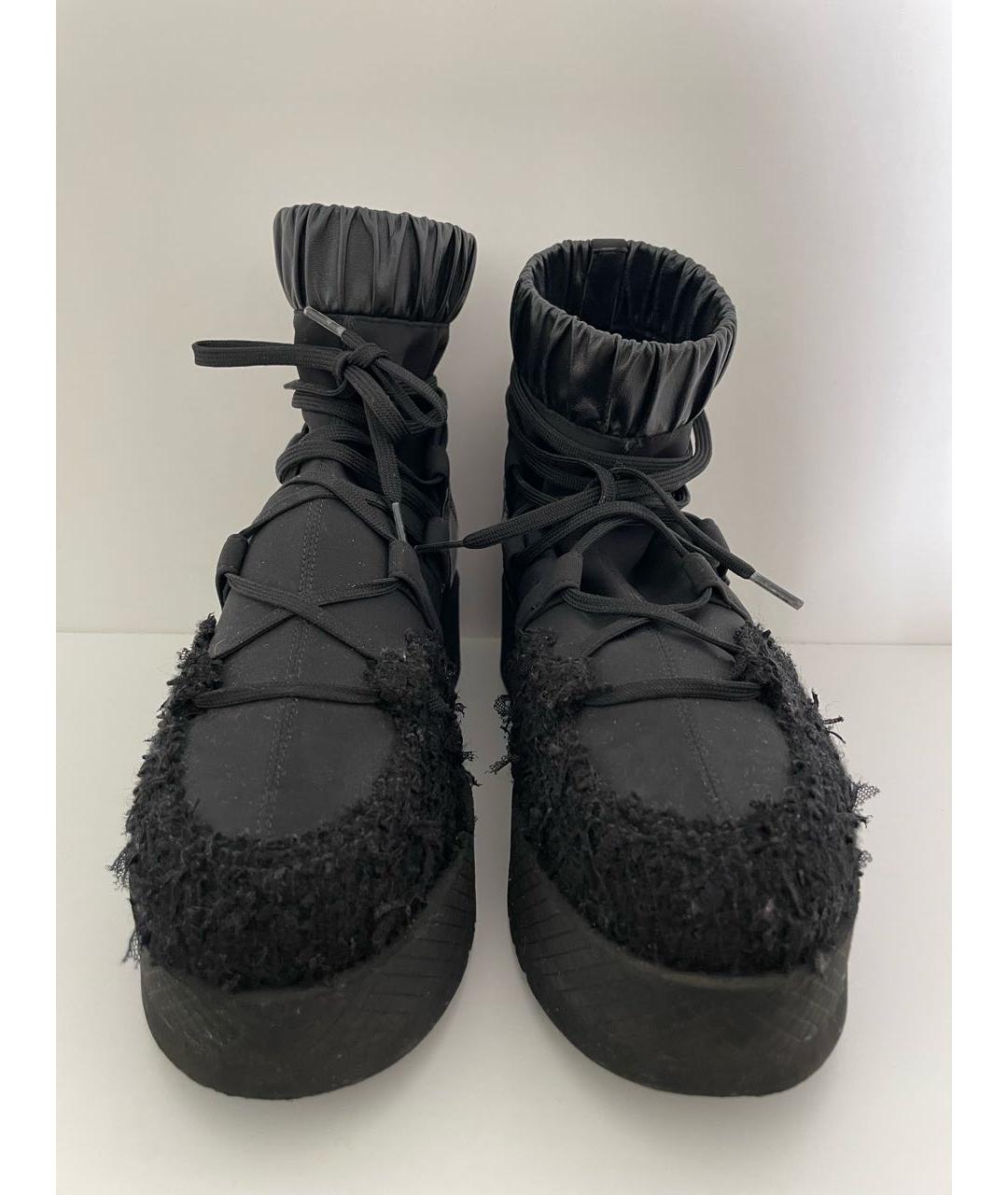 CHANEL PRE-OWNED Черные ботинки, фото 2