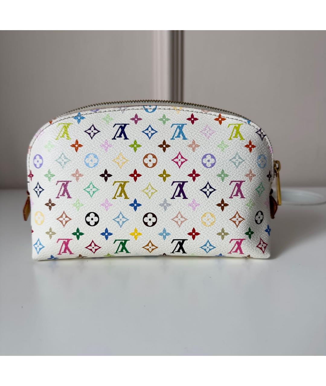 LOUIS VUITTON PRE-OWNED Белая косметичка, фото 2
