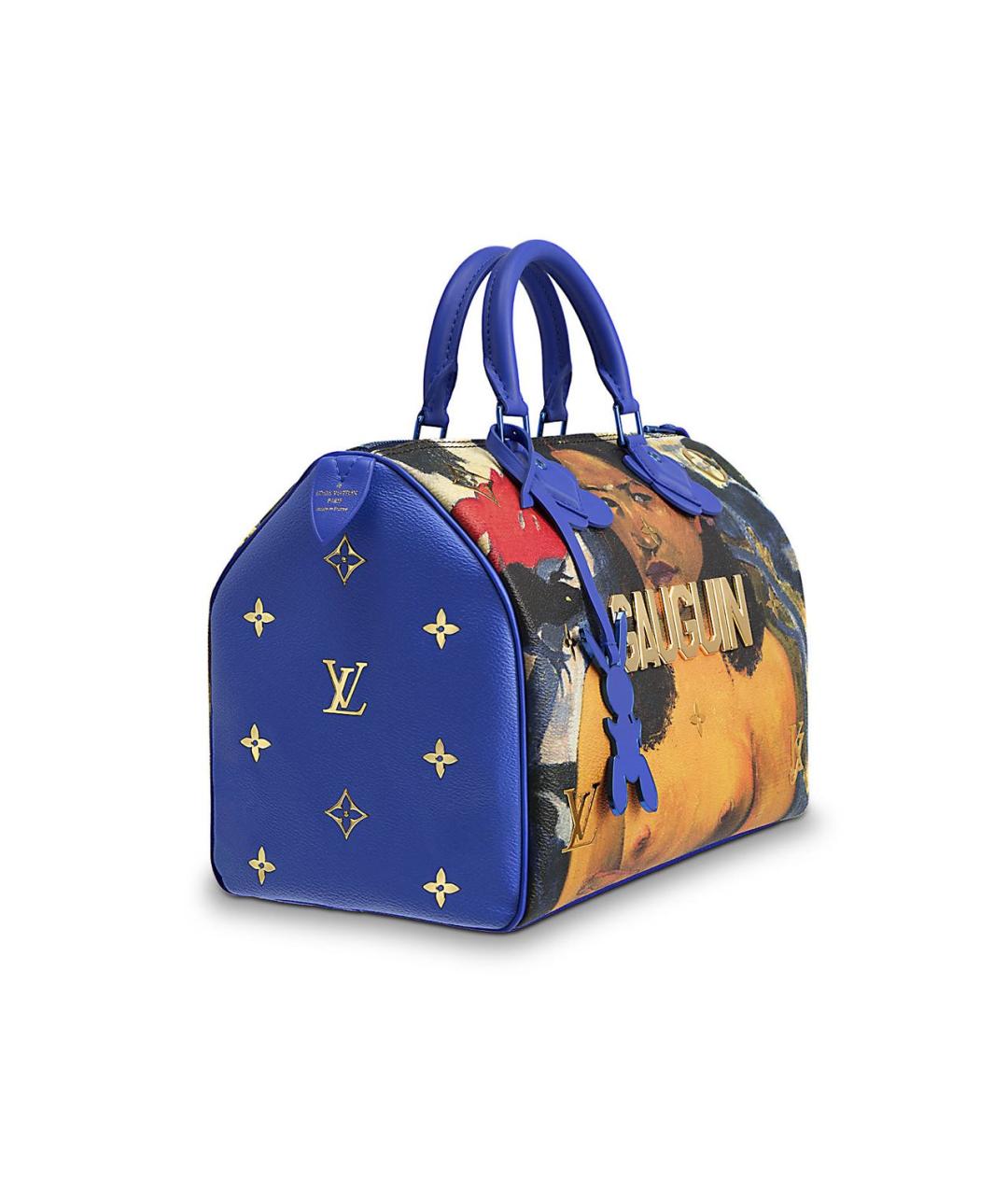 LOUIS VUITTON PRE-OWNED Синяя сумка с короткими ручками, фото 2