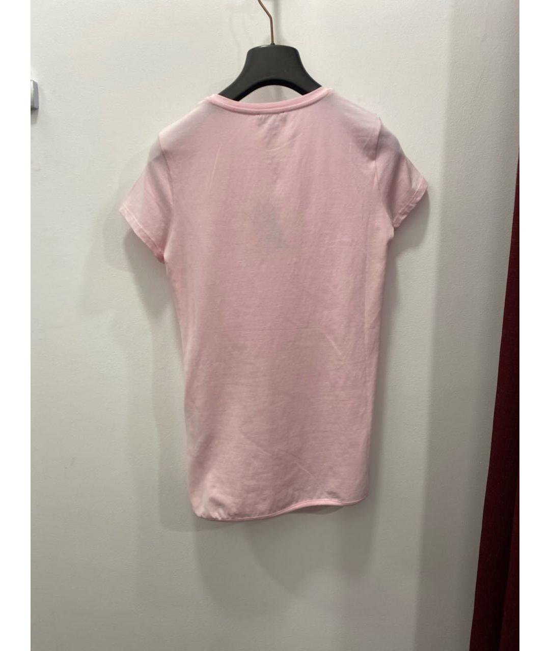 ROBERTO CAVALLI Розовая футболка, фото 2