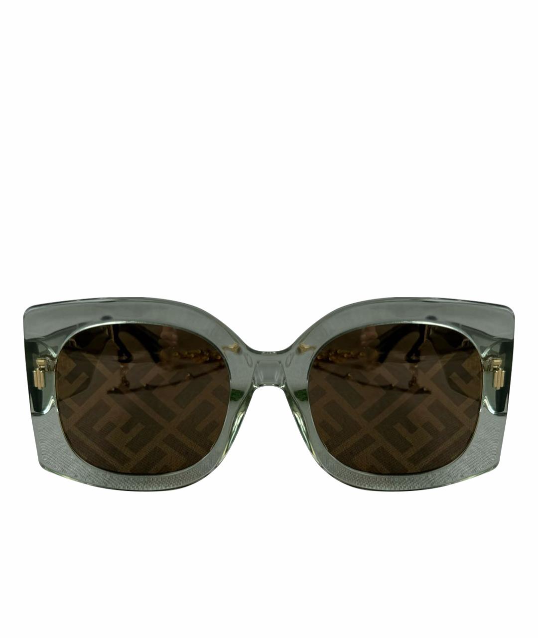 FENDI Пластиковые солнцезащитные очки, фото 1
