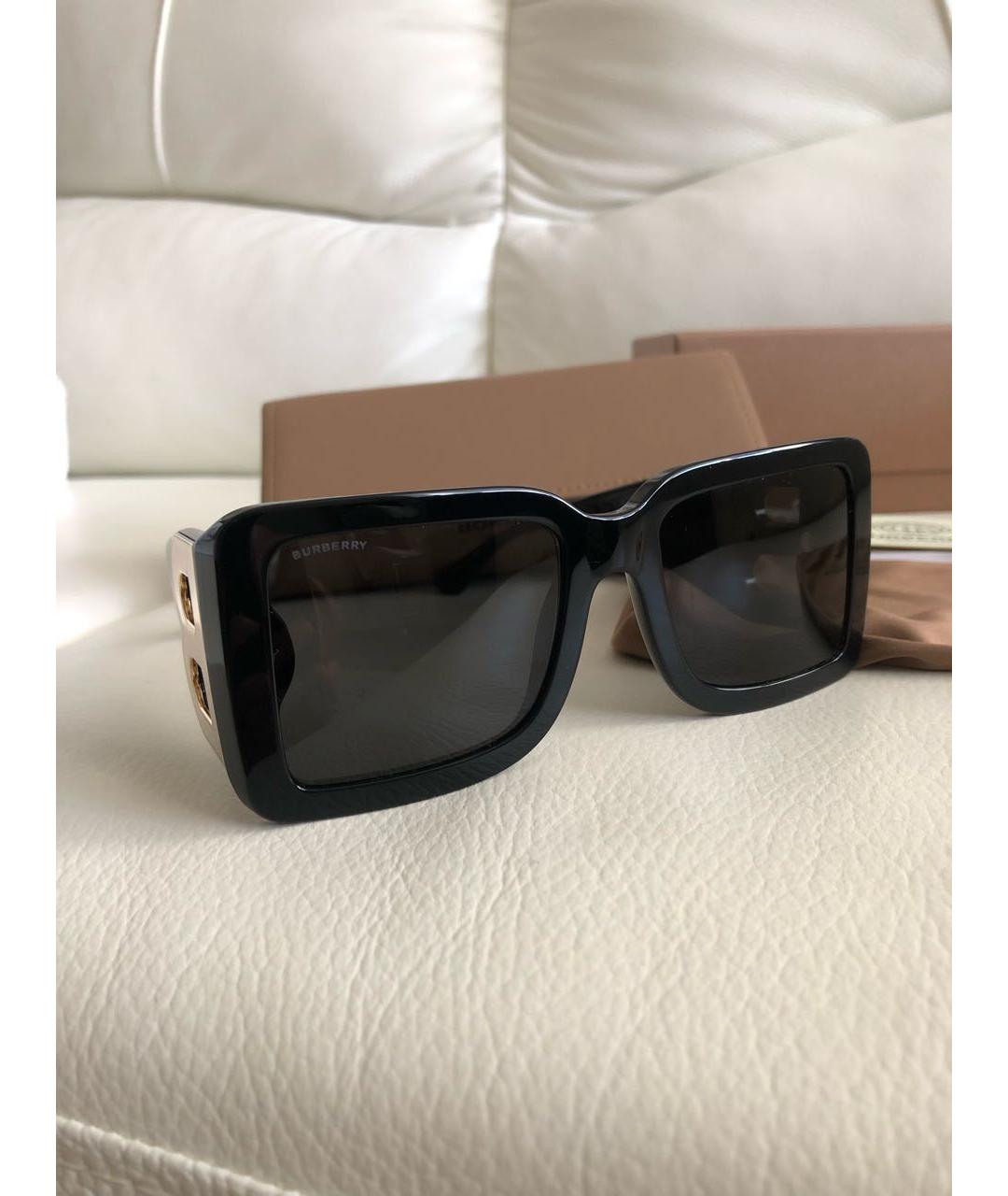 BURBERRY Черные солнцезащитные очки, фото 6