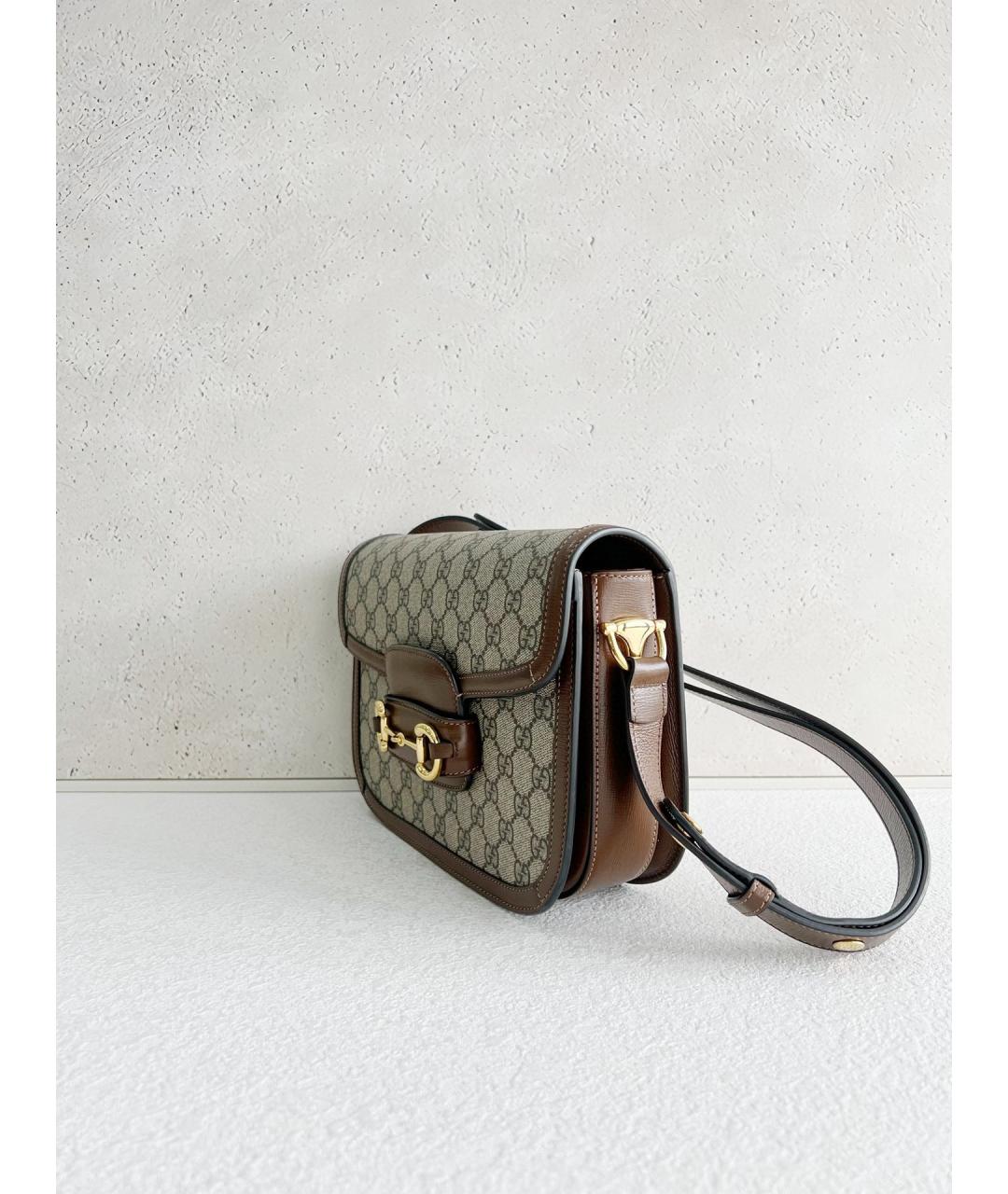 GUCCI Коричневая сумка через плечо, фото 4