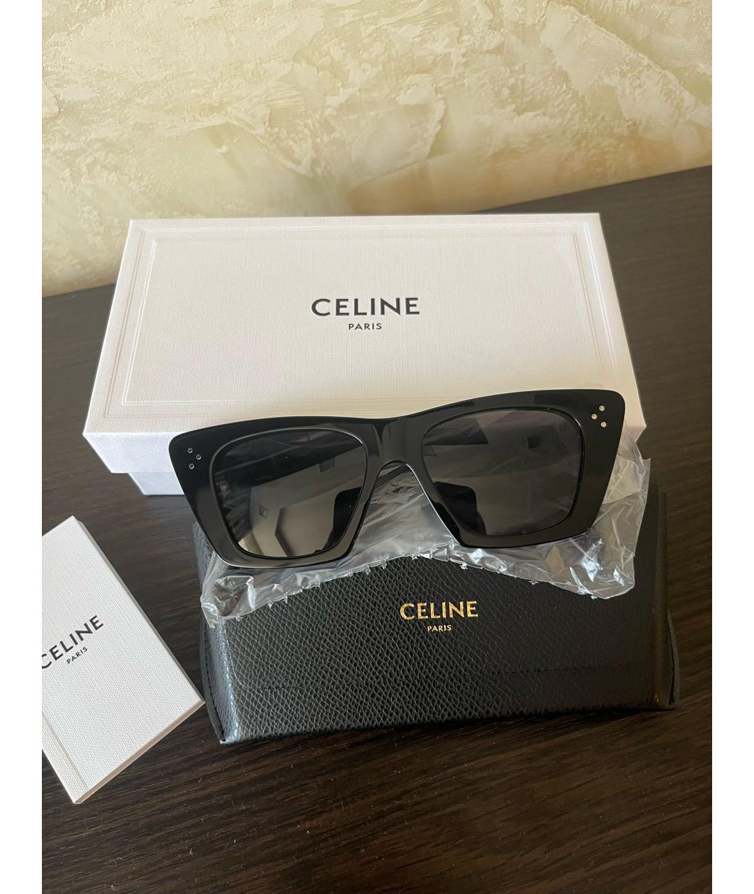 CELINE Черные солнцезащитные очки, фото 2