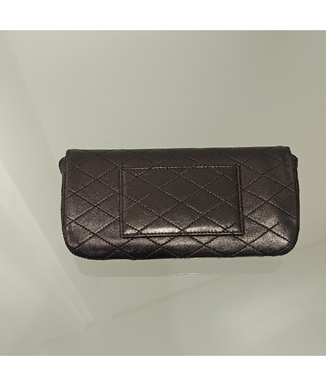 SAINT LAURENT Черная кожаная сумка через плечо, фото 2