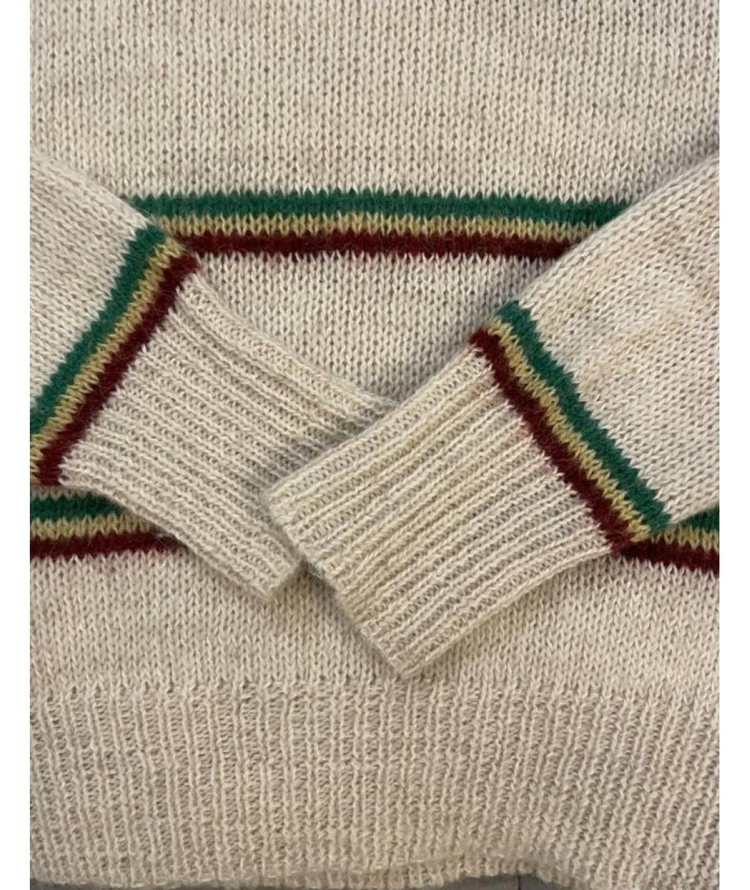 ISABEL MARANT ETOILE Бежевый шерстяной джемпер / свитер, фото 4