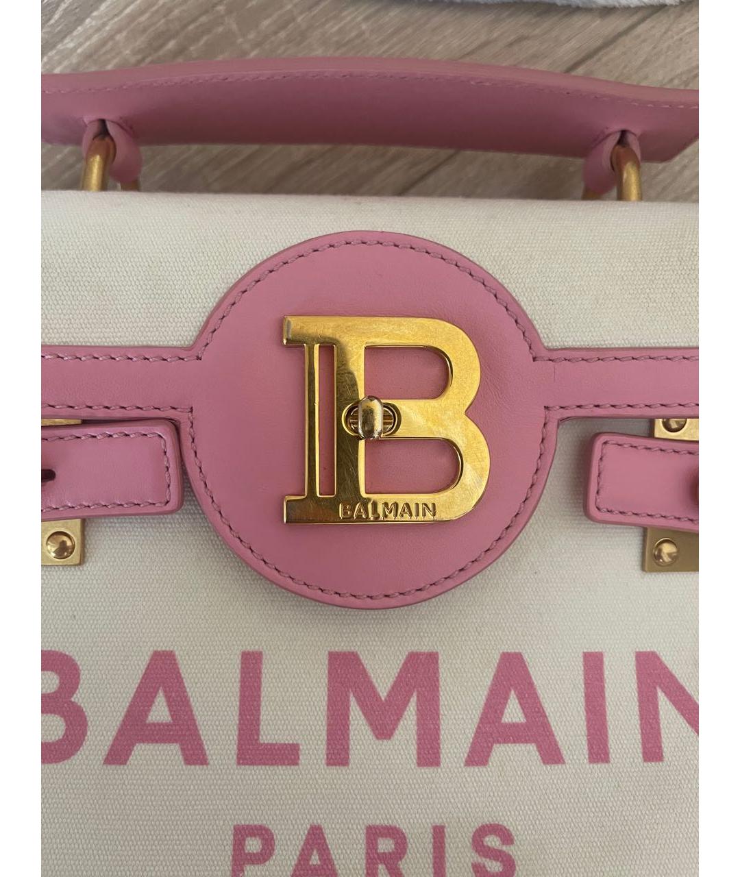 BALMAIN Розовая сумка через плечо, фото 5