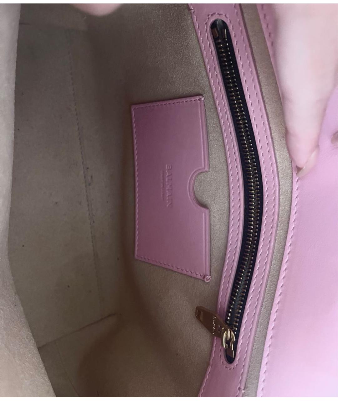 BALMAIN Розовая сумка через плечо, фото 4