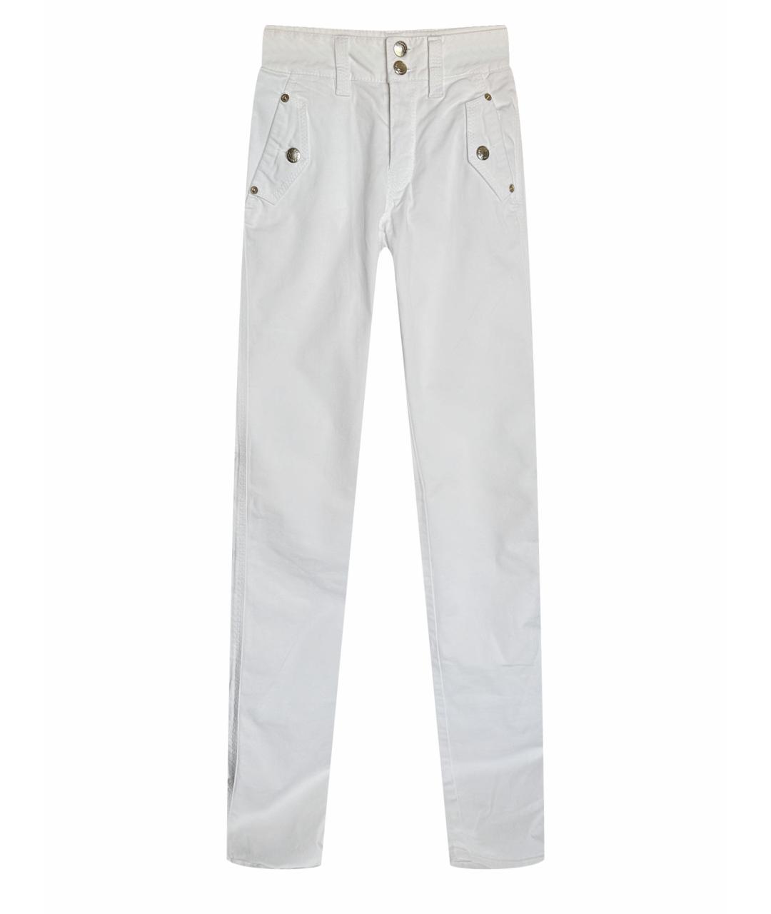 DSQUARED2 Белые хлопковые прямые джинсы, фото 1