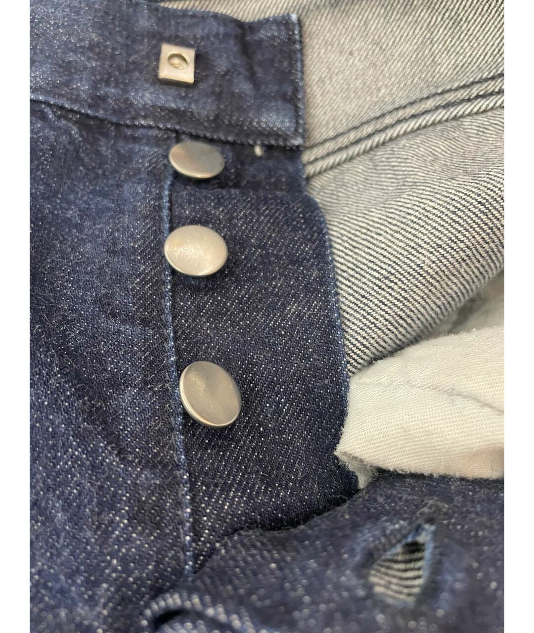 CHRISTIAN DIOR PRE-OWNED Синие хлопковые прямые джинсы, фото 4