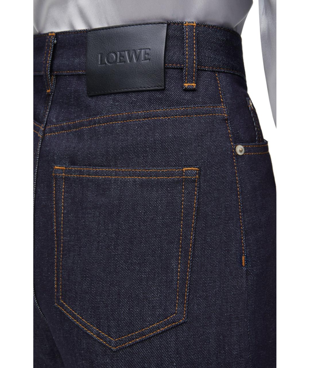 LOEWE Темно-синие прямые джинсы, фото 2