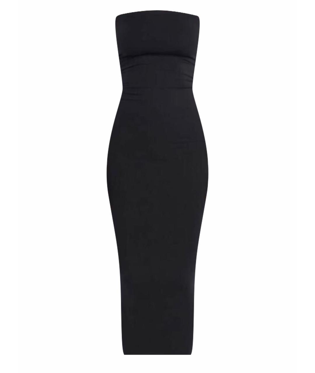 WOLFORD Черное полиамидовое повседневное платье, фото 1