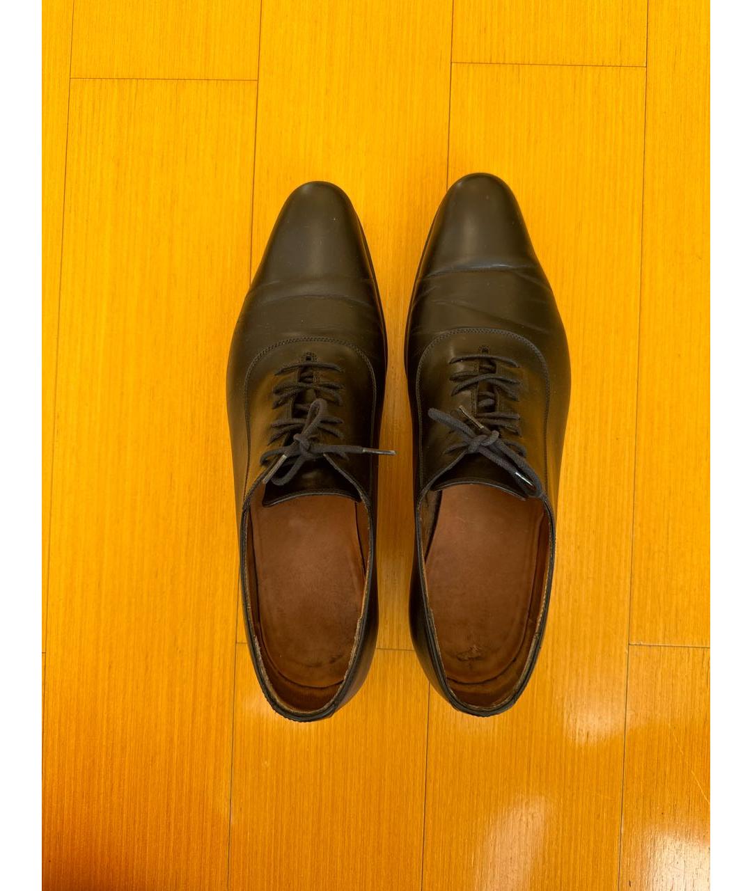 GUCCI Черные кожаные туфли, фото 3