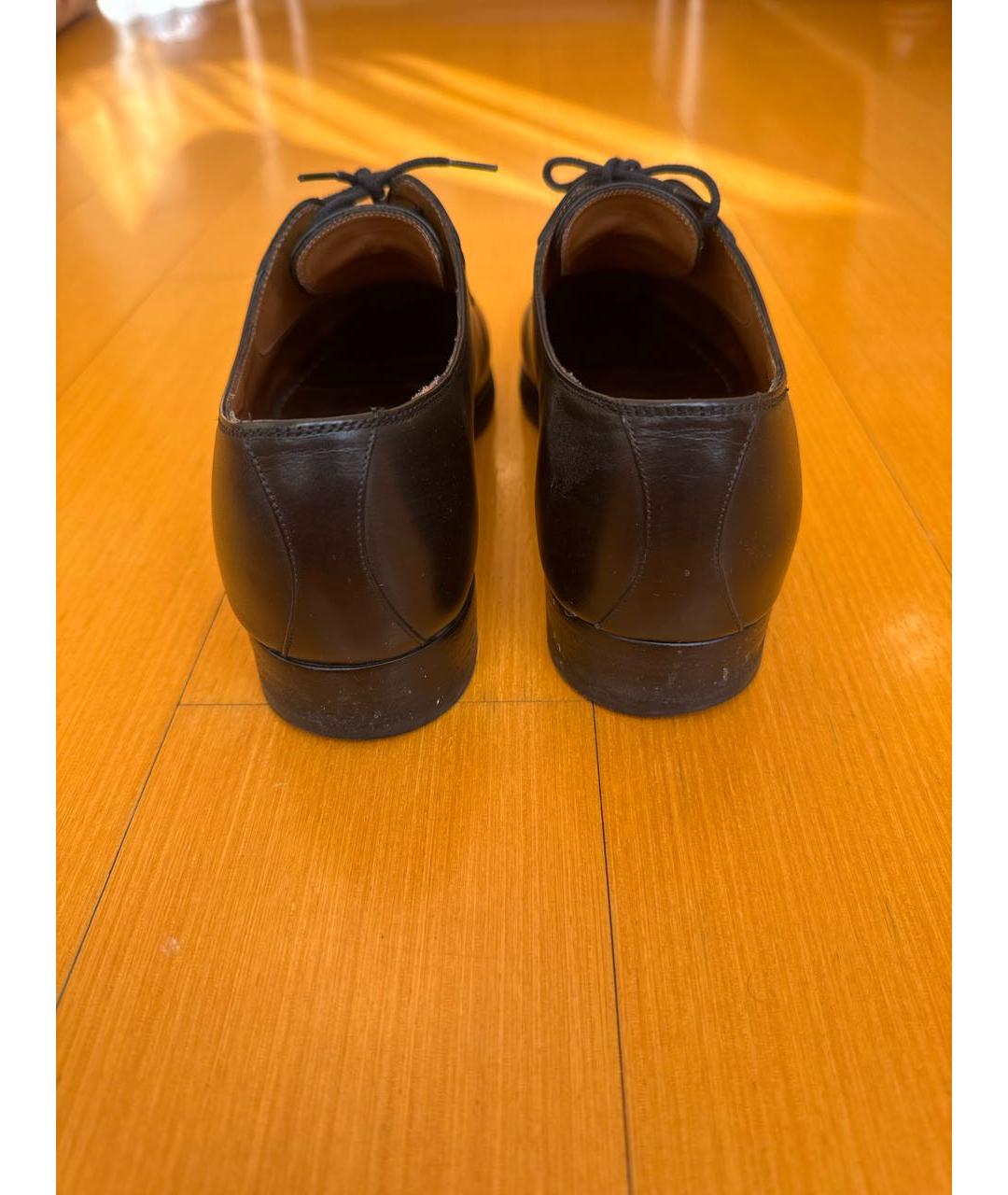 GUCCI Черные кожаные туфли, фото 4