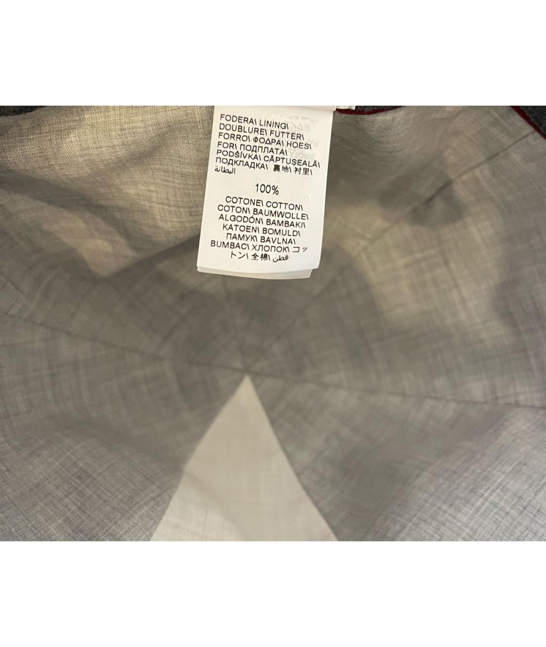 BRUNELLO CUCINELLI Черная хлопковая кепка/бейсболка, фото 8