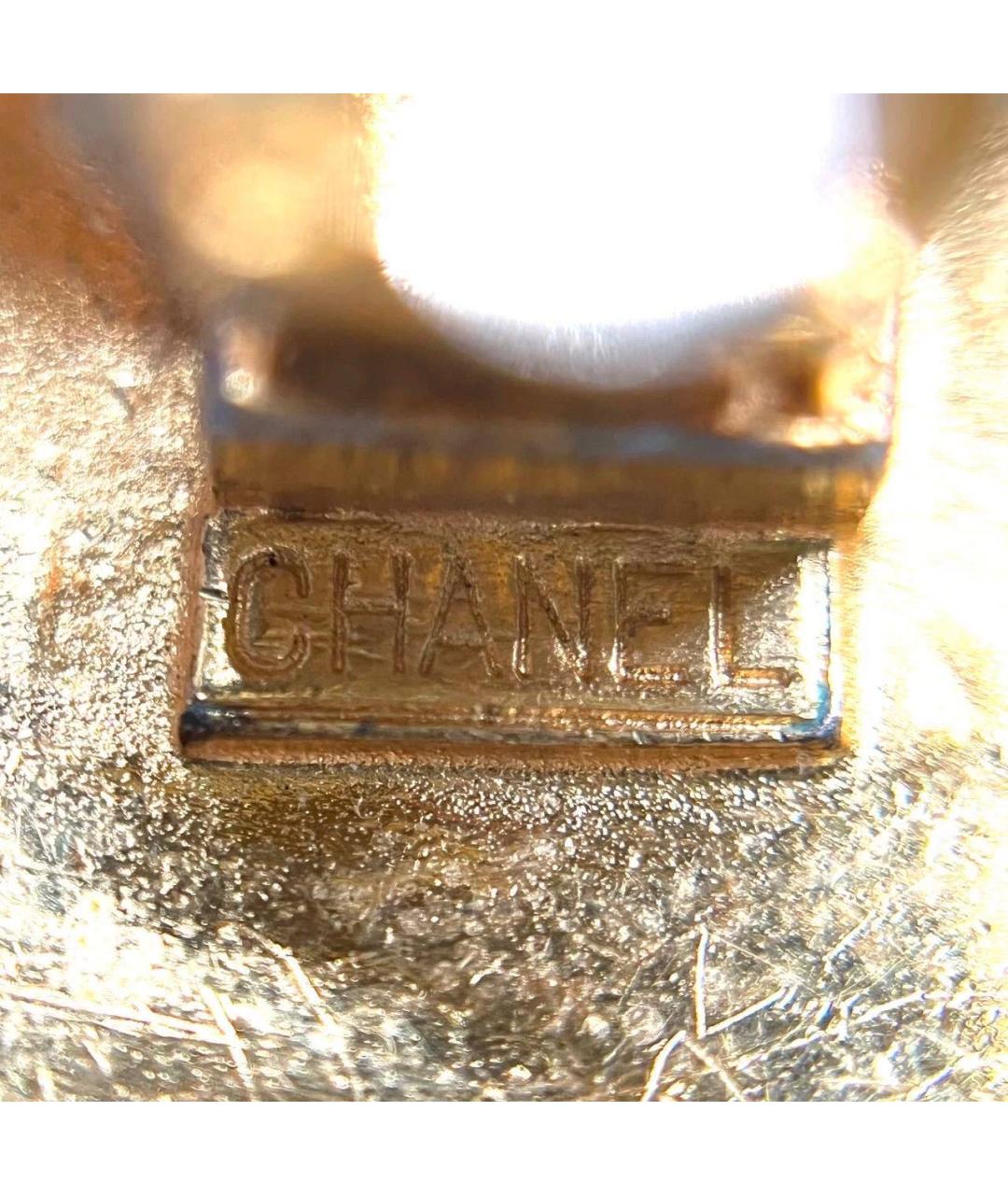 CHANEL Золотые клипсы, фото 5