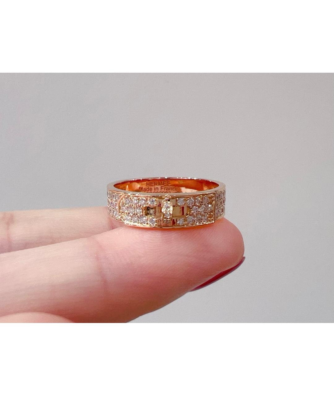 HERMES PRE-OWNED Золотое кольцо из розового золота, фото 9