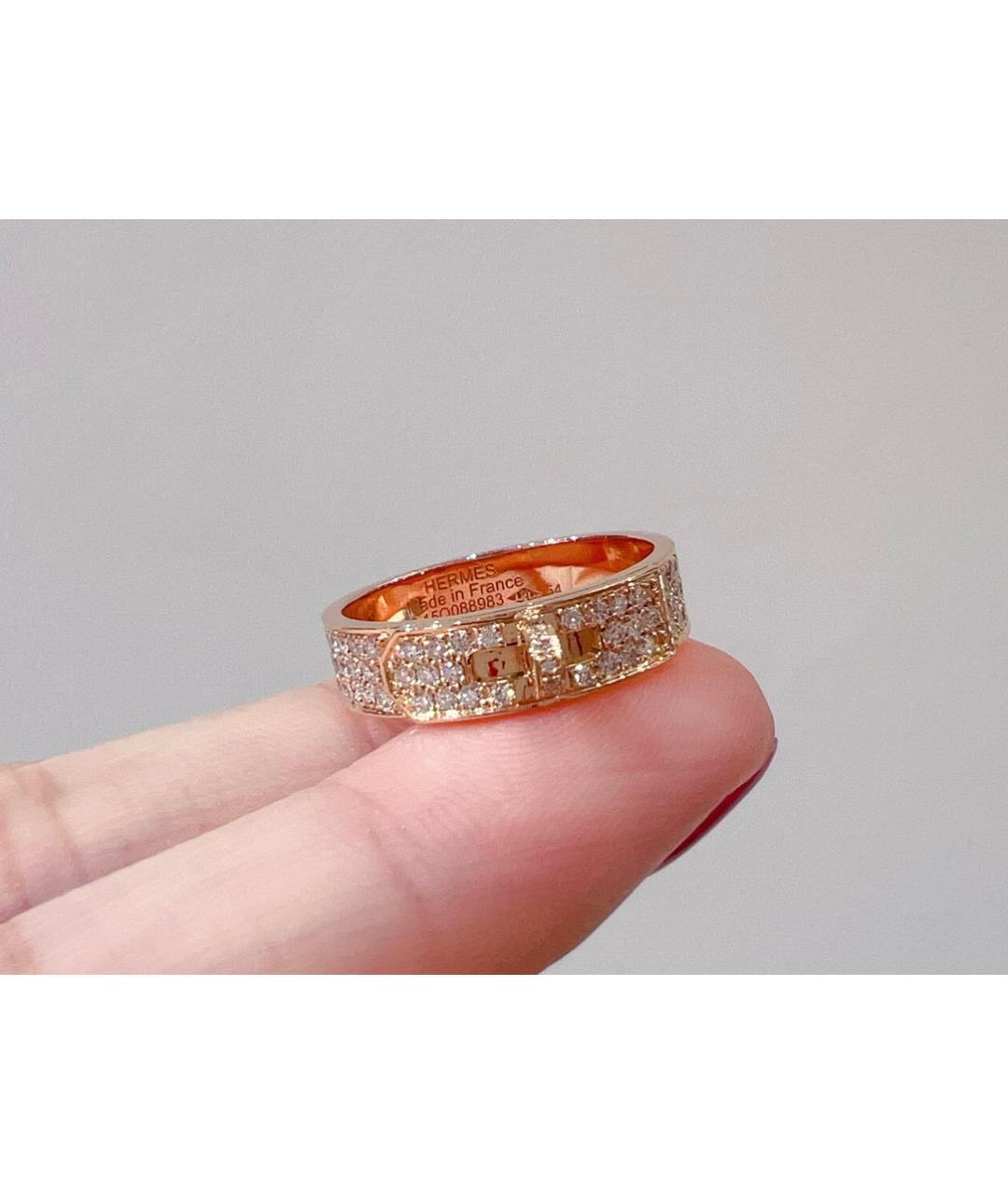 HERMES PRE-OWNED Золотое кольцо из розового золота, фото 3