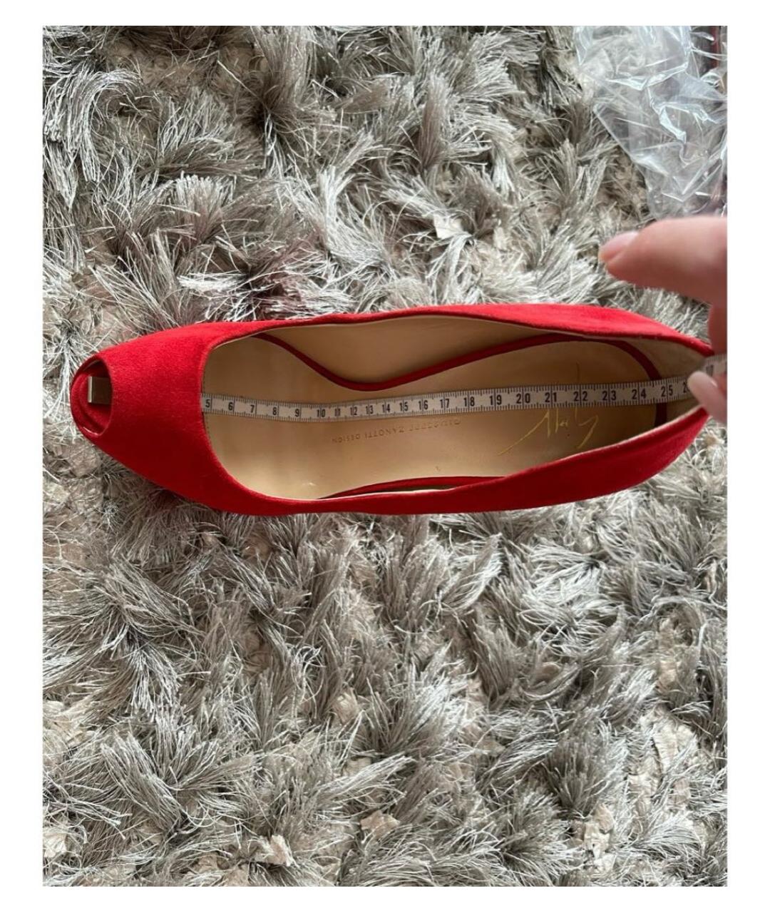 GIUSEPPE ZANOTTI DESIGN Красные замшевые туфли, фото 4