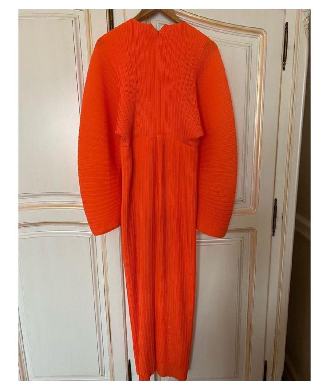 SOLACE LONDON Оранжевое полиэстеровое вечернее платье, фото 2