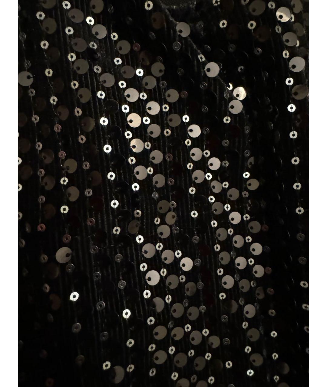 MAJE Черное полиэстеровое вечернее платье, фото 4