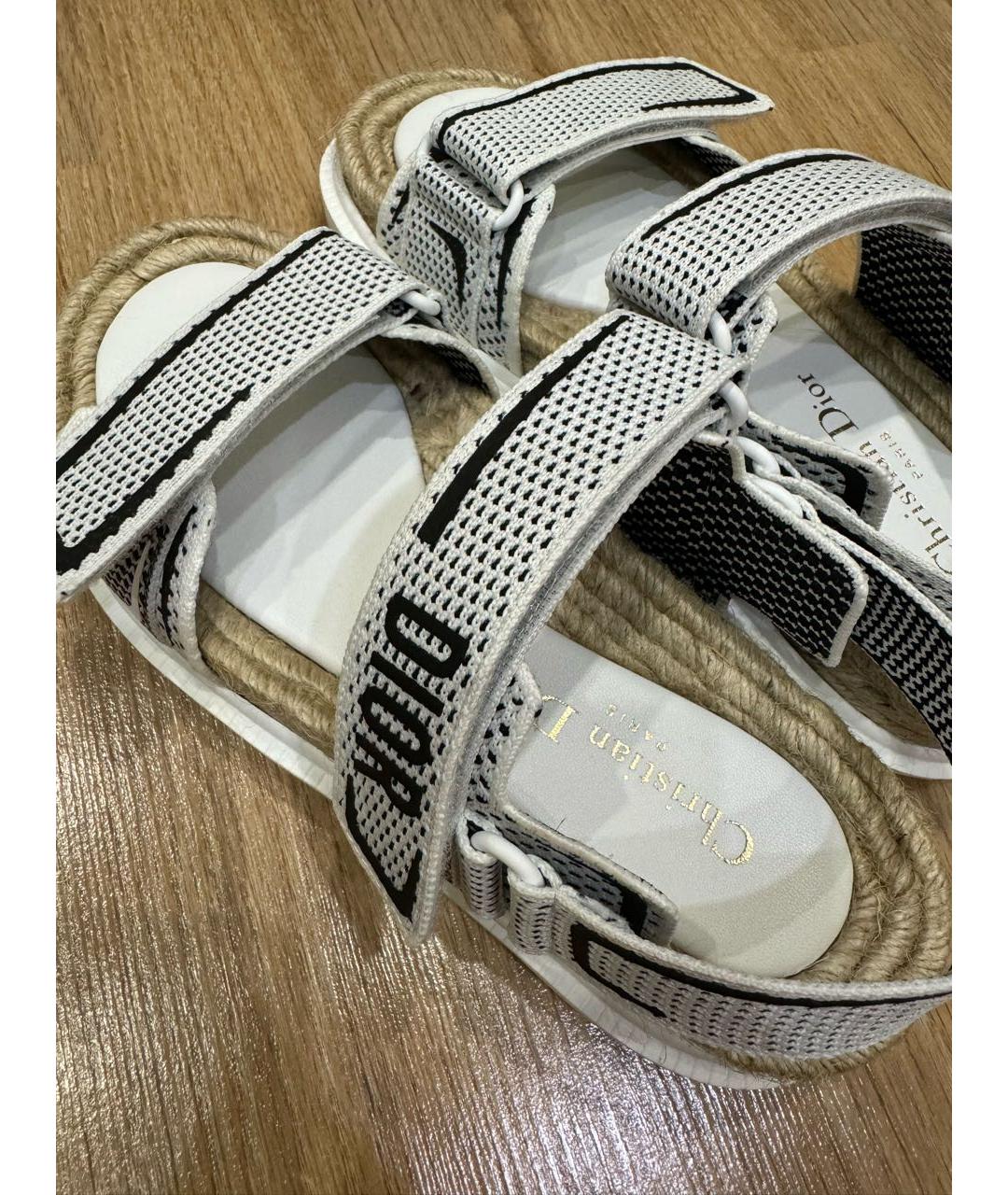 CHRISTIAN DIOR PRE-OWNED Белые сандалии, фото 5