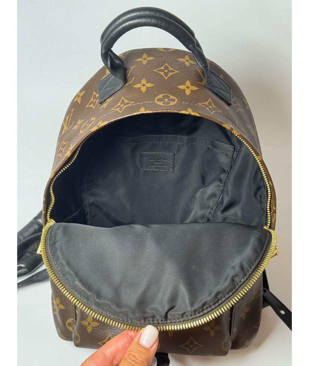 LOUIS VUITTON PRE-OWNED Коричневый рюкзак, фото 4