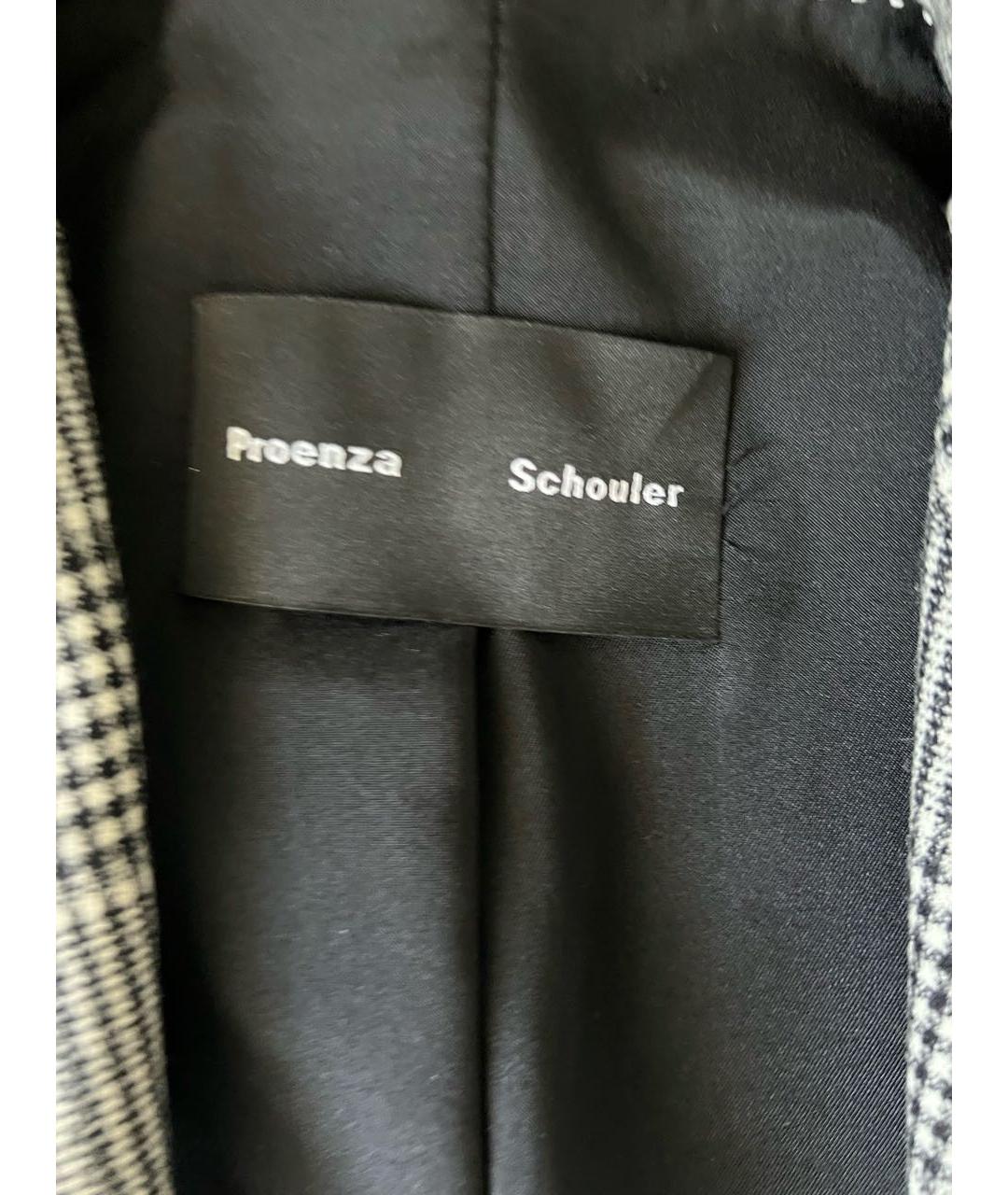 PROENZA SCHOULER Серый шерстяной жакет/пиджак, фото 4