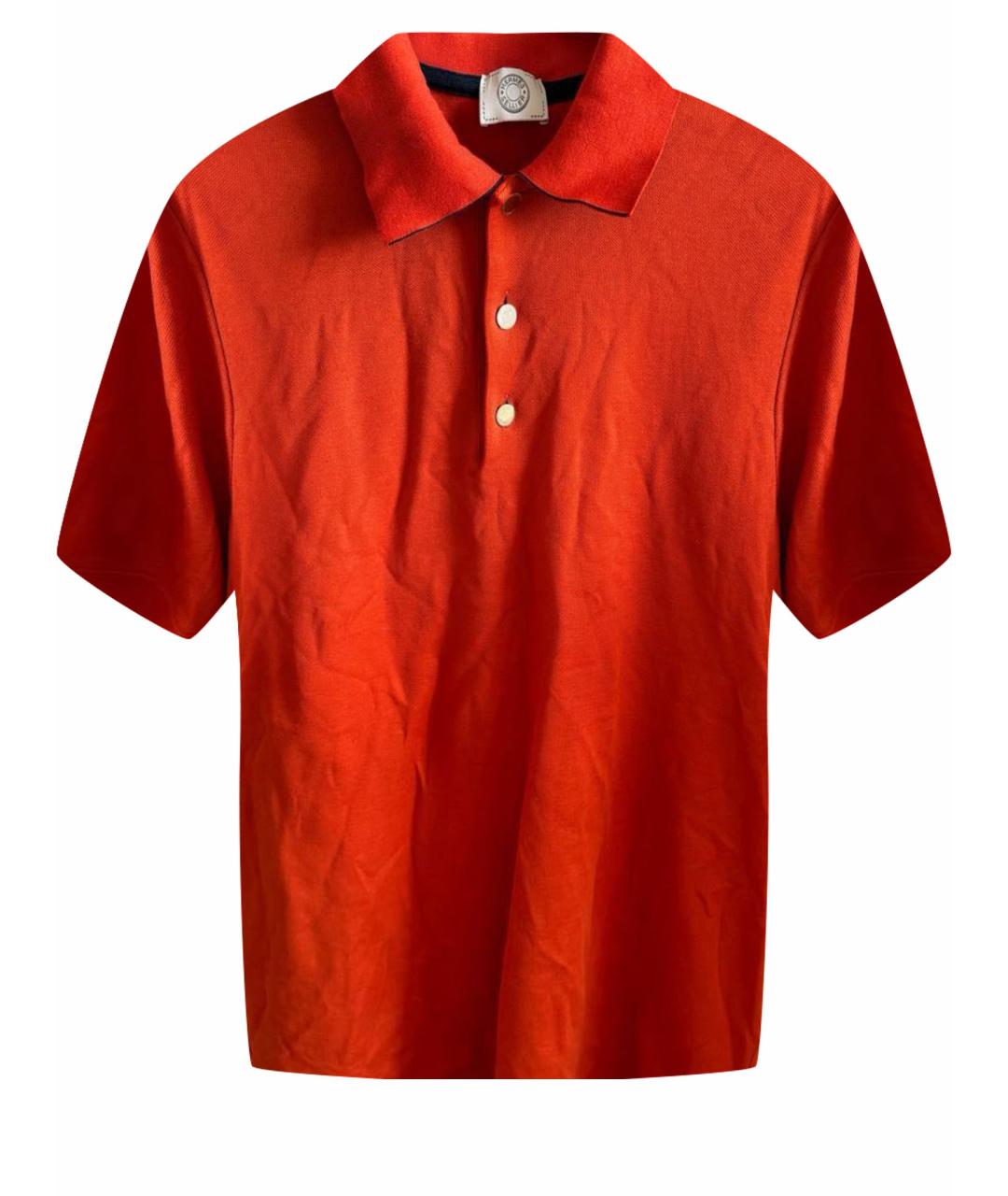 HERMES PRE-OWNED Оранжевая хлопко-полиэстеровая классическая рубашка, фото 1
