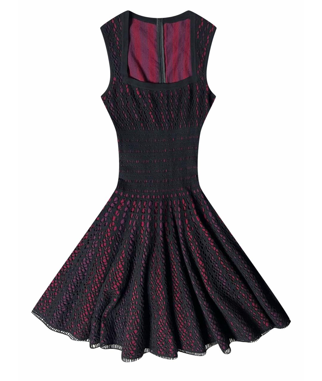 ALAIA Бордовое шерстяное платье, фото 1