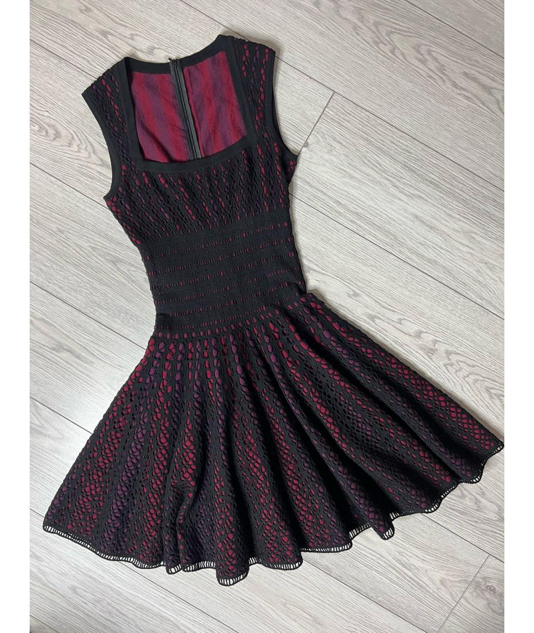 ALAIA Бордовое шерстяное платье, фото 8