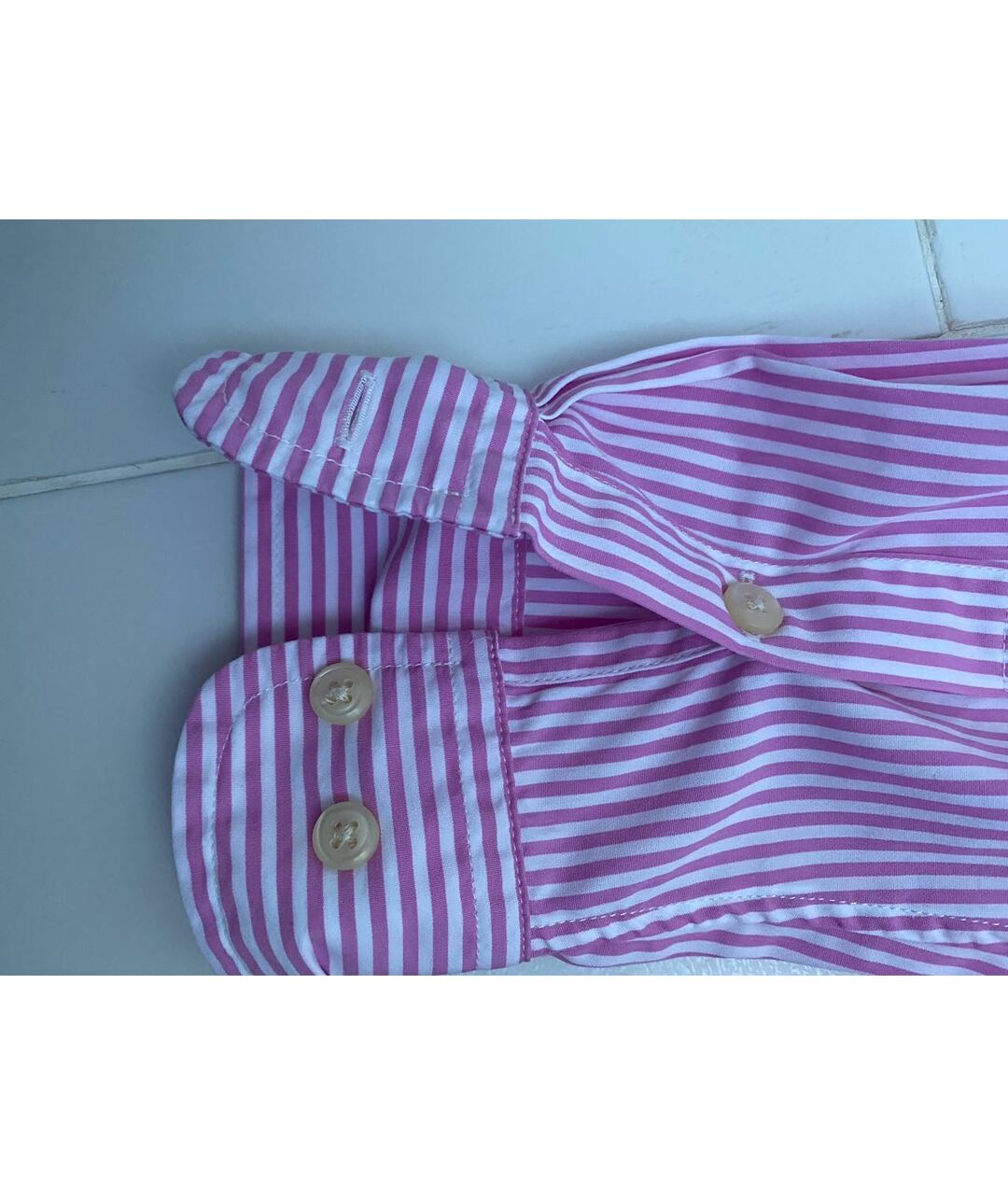 RALPH LAUREN KIDS Розовая хлопковая детская рубашка, фото 5