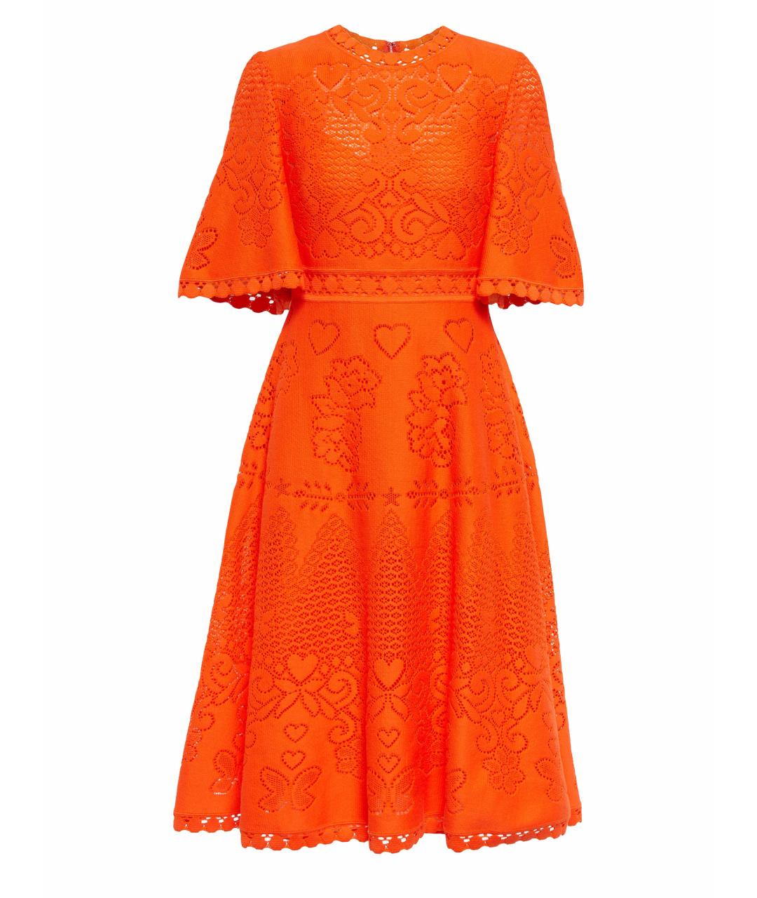 VALENTINO Оранжевое повседневное платье, фото 1