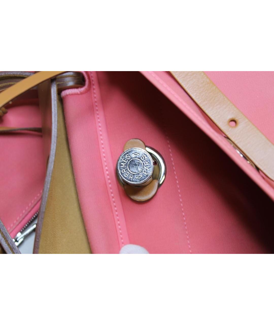 HERMES PRE-OWNED Розовая сумка с короткими ручками, фото 7