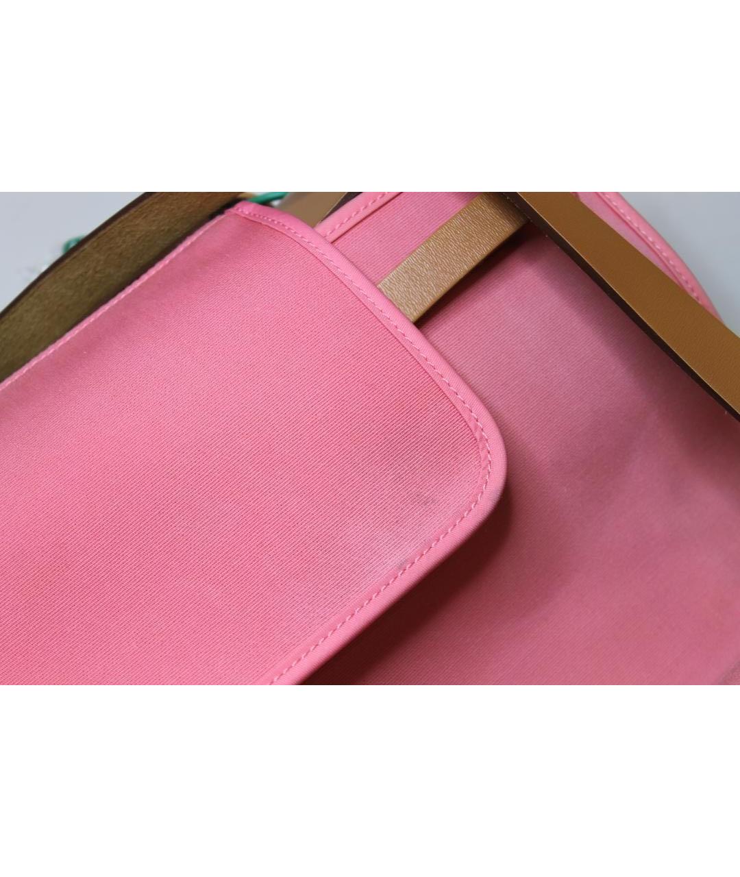 HERMES PRE-OWNED Розовая сумка с короткими ручками, фото 6