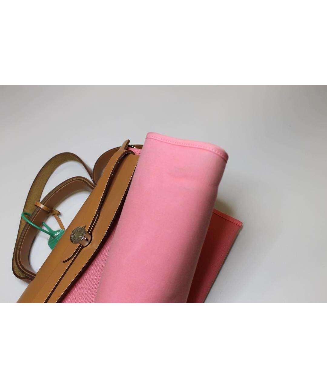 HERMES PRE-OWNED Розовая сумка с короткими ручками, фото 4