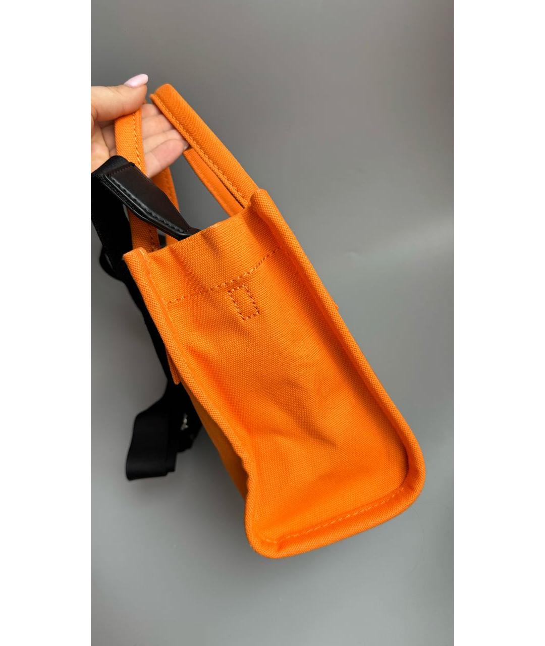 MARC JACOBS Оранжевая тканевая сумка тоут, фото 2