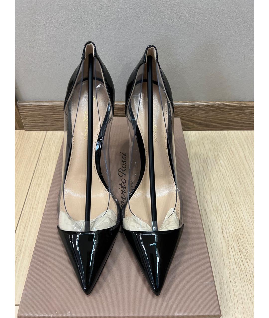 GIANVITO ROSSI Черные туфли из лакированной кожи, фото 2