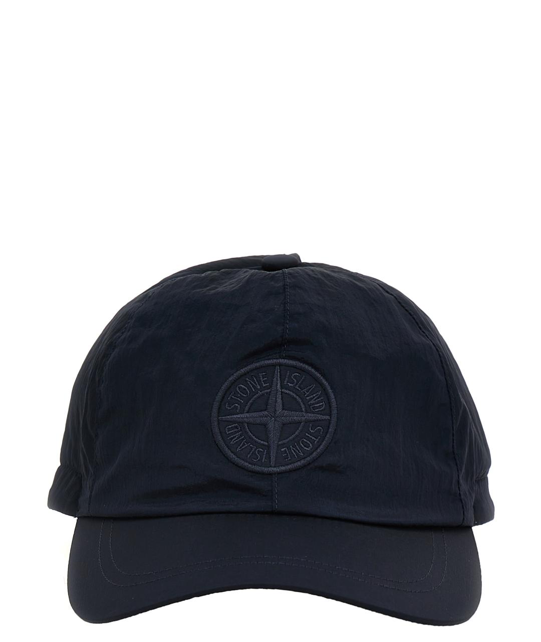 STONE ISLAND Темно-синяя кепка/бейсболка, фото 1