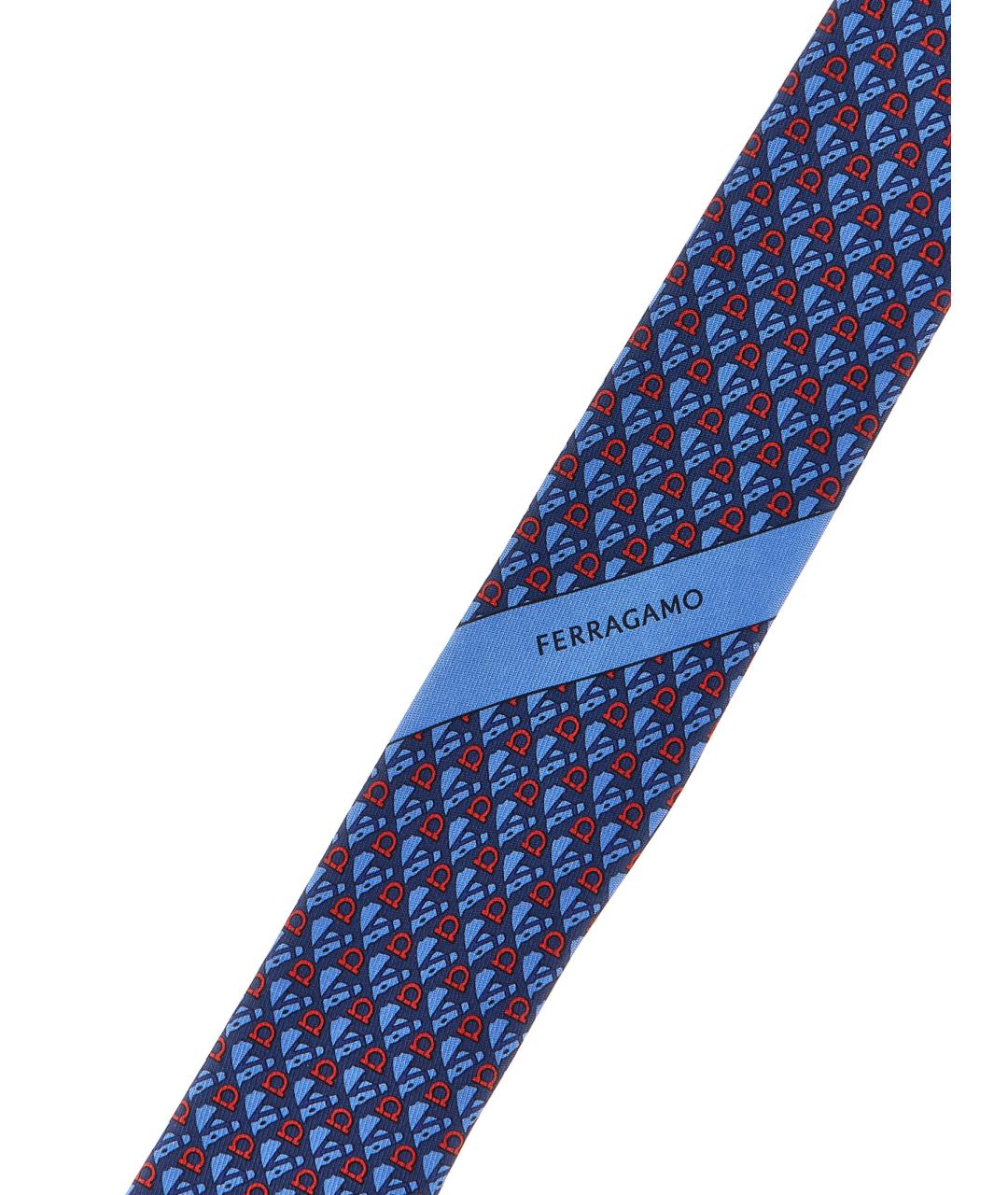 SALVATORE FERRAGAMO Мульти шелковый галстук, фото 3