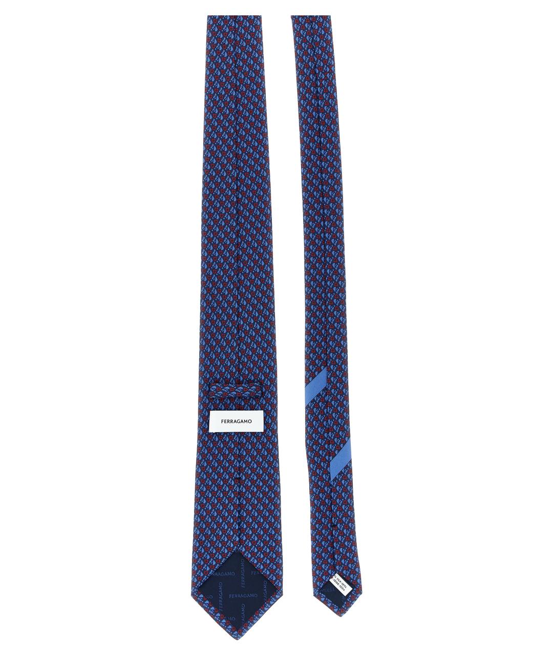 SALVATORE FERRAGAMO Мульти шелковый галстук, фото 2
