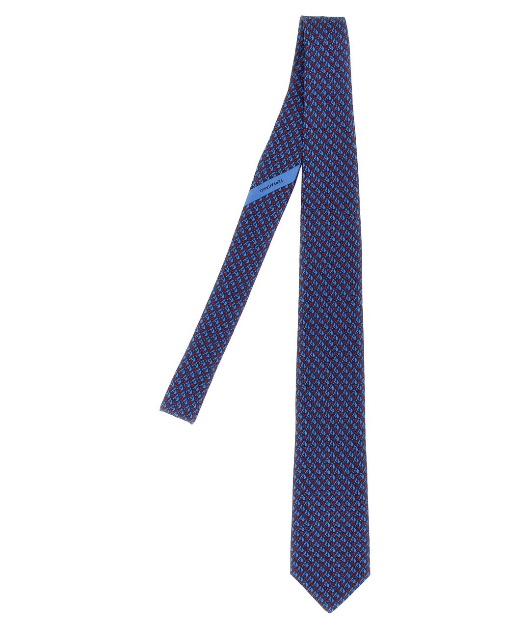SALVATORE FERRAGAMO Мульти шелковый галстук, фото 1