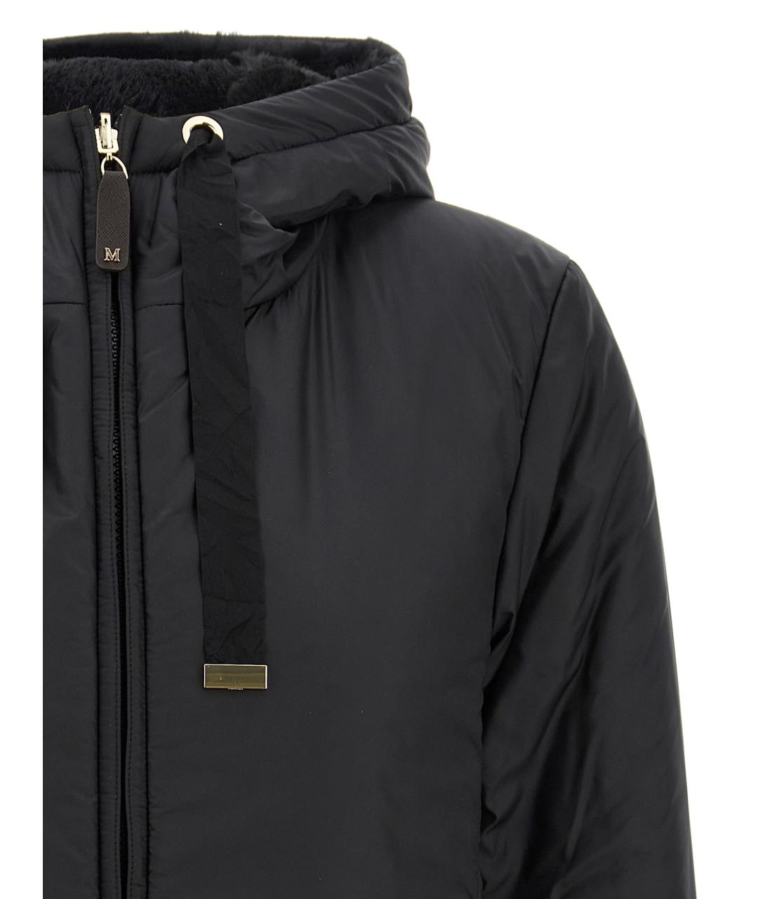 MAX MARA Черная полиэстеровая куртка, фото 4