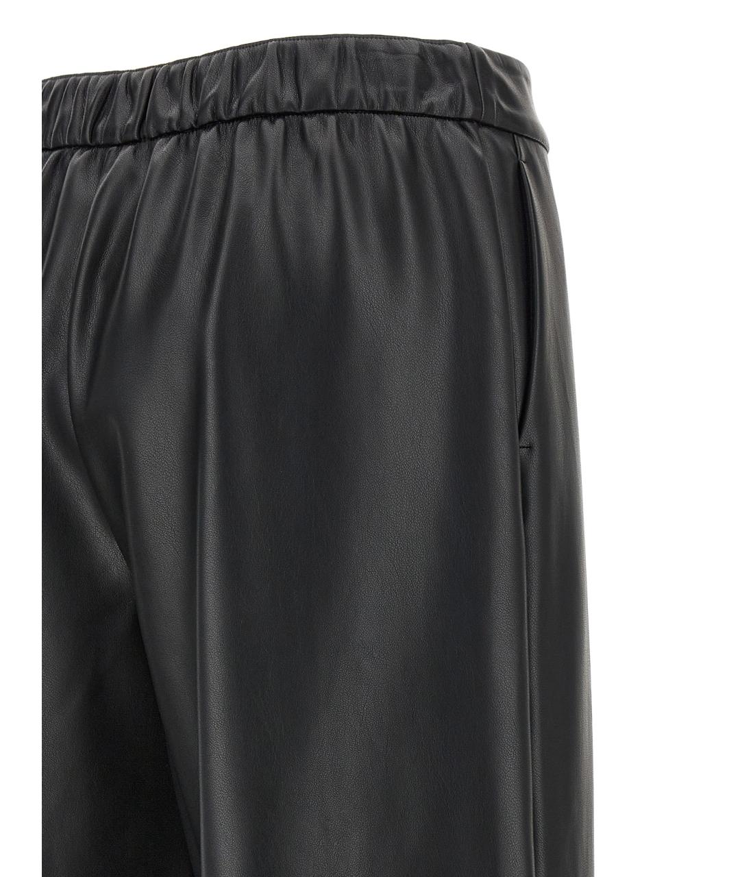 'S MAX MARA Черные полиэстеровые брюки широкие, фото 4