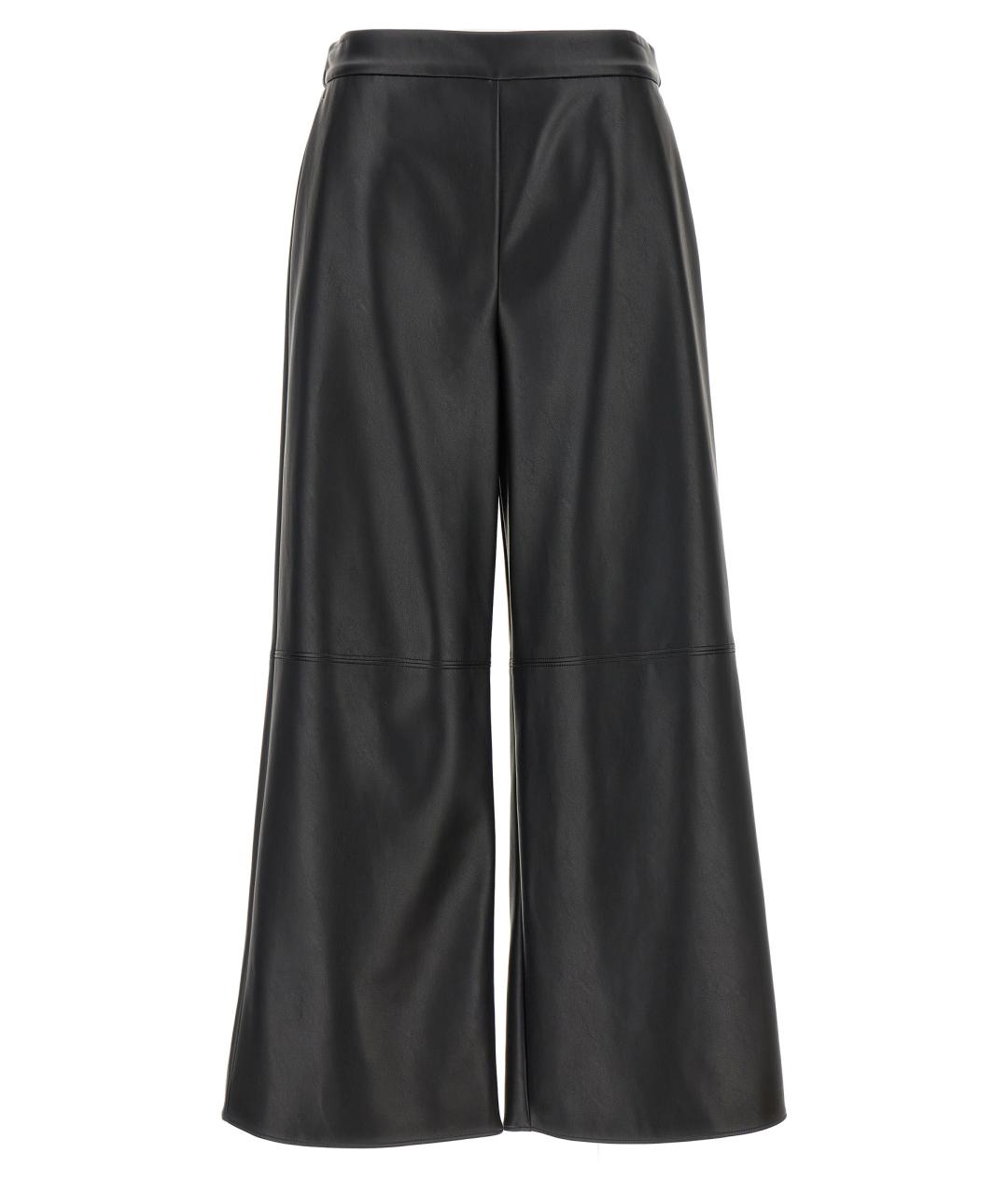 'S MAX MARA Черные полиэстеровые брюки широкие, фото 1